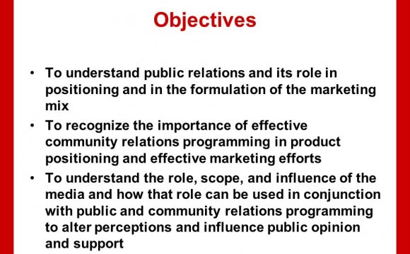 Defining Public Relations
