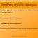 Roles of Public Relations
