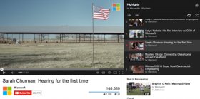 microsoft youtube video