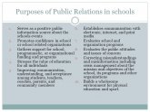 Public Relations in Schools