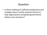 Strategic Public Relations management